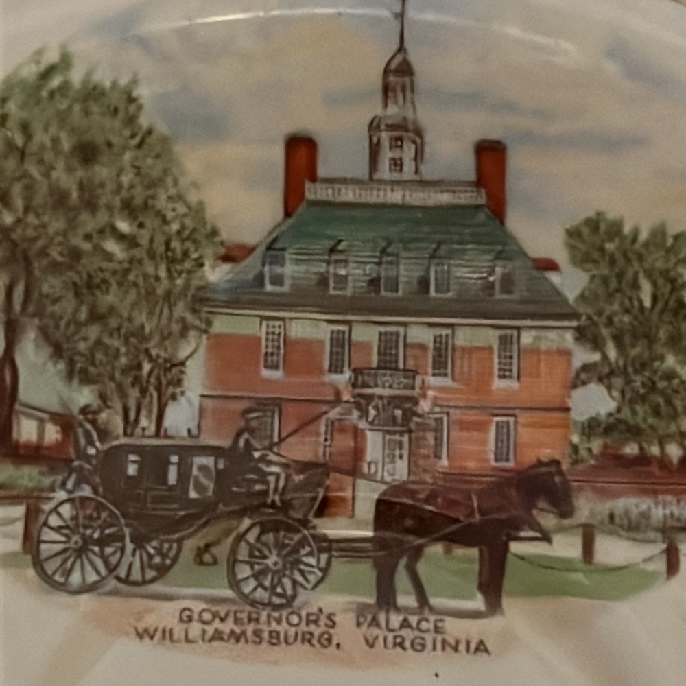 Governors Palace Williamsburg VA demitasse cup and saucer - Picture 6 of 11